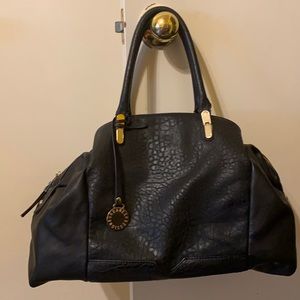 Black satchel purse
